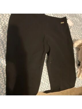 Calvin Klein Black Tailored Ponte Pants